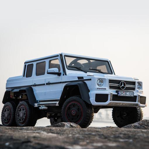 Elektro Kinderauto Mercedes G63 6x6 weiß 318 -1