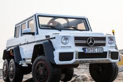 Elektro Kinderauto Mercedes G63 6x6 weiß 318 -2