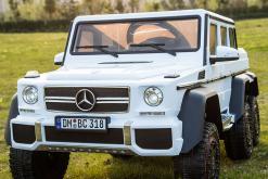 Elektro Kinderauto Mercedes G63 6x6 weiß 318 -3