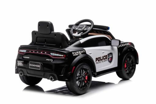 Kinderfahrzeug - Elektro Auto "Dodge Polizei" lizenziert - 12V Akku,2 Motoren- 2,4Ghz +Ledersitz, MP3 – Bild 12
