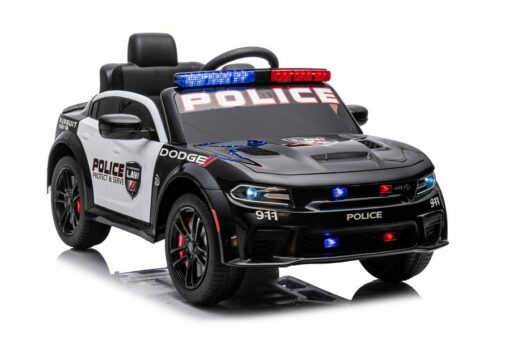 Kinderfahrzeug - Elektro Auto "Dodge Polizei" lizenziert - 12V Akku,2 Motoren- 2,4Ghz +Ledersitz, MP3 – Bild 14