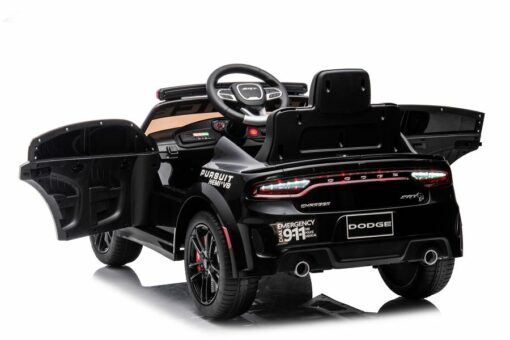 Kinderfahrzeug - Elektro Auto "Dodge Polizei" lizenziert - 12V Akku,2 Motoren- 2,4Ghz +Ledersitz, MP3 – Bild 4