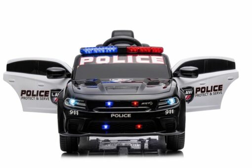 Kinderfahrzeug - Elektro Auto "Dodge Polizei" lizenziert - 12V Akku,2 Motoren- 2,4Ghz +Ledersitz, MP3 – Bild 2