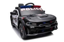 elektro Kinderfahrzeug DODGE CHARGER SRT police pursuit schwarz-5