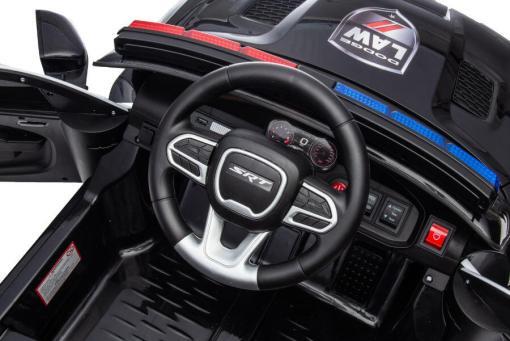 Kinderfahrzeug - Elektro Auto "Dodge Polizei" lizenziert - 12V Akku,2 Motoren- 2,4Ghz +Ledersitz, MP3 – Bild 7