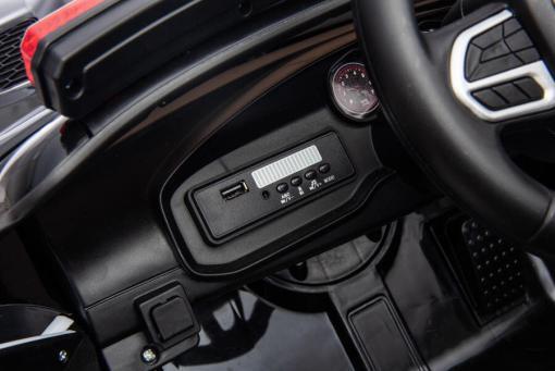 Kinderfahrzeug - Elektro Auto "Dodge Polizei" lizenziert - 12V Akku,2 Motoren- 2,4Ghz +Ledersitz, MP3 – Bild 6
