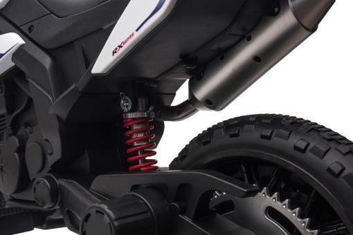 Elektro Kindermotorrad "Aprilia RX" - Lizenziert - 12V - 2 Motoren - MP3 + Leder + EVA – Bild 6