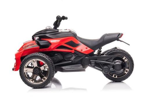 Elektro Kindermotorrad trike dreiräder schwarz-rot -3