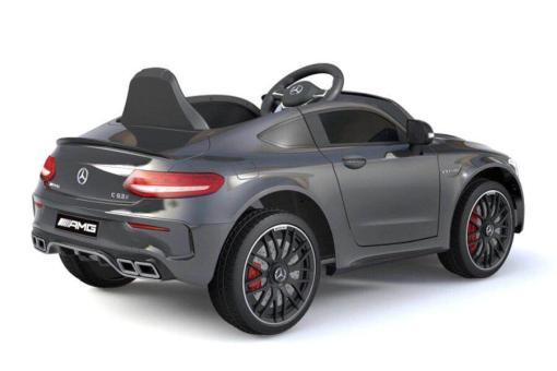 Kinderfahrzeug - Elektro Auto "Mercedes C63 AMG" - lizenziert - 12V7AH Akku + 2,4Ghz+Ledersitz+EVA – Bild 7