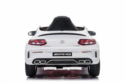 Kinderfahrzeug - Elektro Auto "Mercedes C63 AMG" - lizenziert - 12V7AH Akku + 2,4Ghz+Ledersitz+EVA – Bild 6