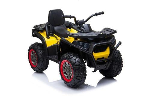 Kinderfahrzeug - Elektro Kinderquad "607" 2x45W, 12V7Ah -Gelb – Bild 3