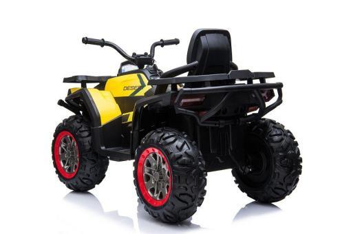 Kinderfahrzeug - Elektro Kinderquad "607" 2x45W, 12V7Ah -Gelb – Bild 9