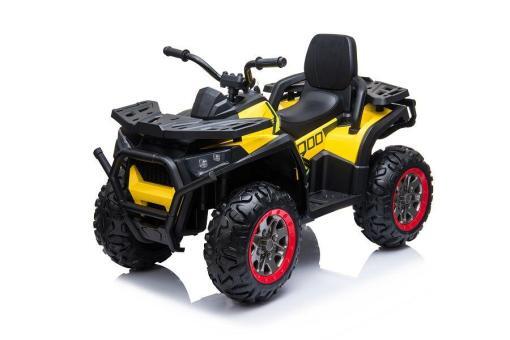 Kinderfahrzeug - Elektro Kinderquad "607" 2x45W, 12V7Ah -Gelb – Bild 7