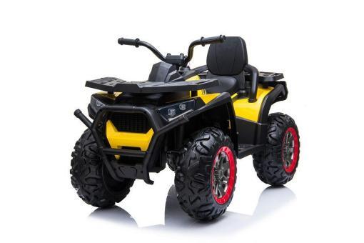 Kinderfahrzeug - Elektro Kinderquad "607" 2x45W, 12V7Ah -Gelb – Bild 6