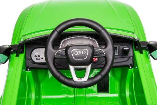 Kinderfahrzeug - Elektro Auto "Audi RS Q8" - lizenziert - 12V7A Akku und 2 Motoren- 2,4Ghz + MP3 + Leder + EVA – Bild 12