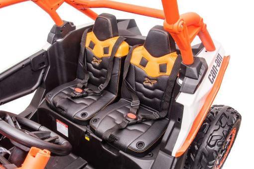 Kinderfahrzeug - Elektro Auto "Can Am" - 12V14A Akku,4x35W Motoren- 2,4Ghz, Allrad+2 Sitzer+Ledersitz+EVA – Bild 7