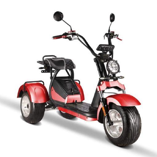 E-Scooter Trike mit Straßenzulassung und drei Räder Trike HM7 - ca. 45km Reichweite, 2 Motoren | 60V | 4000W – Bild 3