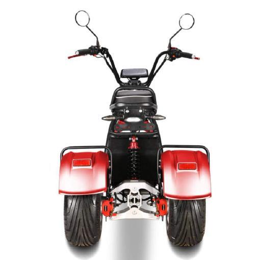 E-Scooter Trike mit Straßenzulassung und drei Räder Trike HM7 - ca. 45km Reichweite, 2 Motoren | 60V | 4000W – Bild 9
