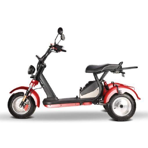 E-Scooter Trike mit Straßenzulassung und drei Räder Trike HM7 - ca. 45km Reichweite, 2 Motoren | 60V | 4000W – Bild 18