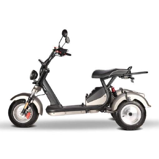 E-Scooter Trike mit Straßenzulassung und drei Räder Trike HM7 - ca. 45km Reichweite, 2 Motoren | 60V | 4000W – Bild 16