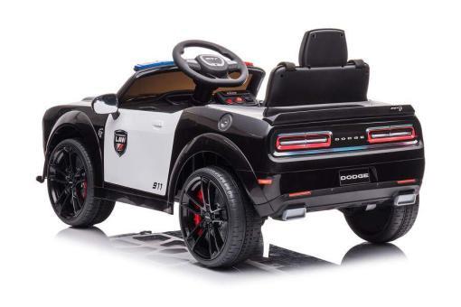 Kinderfahrzeug - Elektro Auto "Dodge Challenger Polizei" lizenziert - 12V7A Akku,2 Motoren- 2,4Ghz + EVA+Ledersitz, MP3 – Bild 6