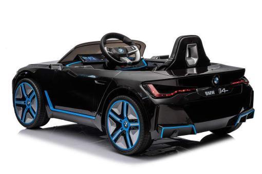 Kinderfahrzeug elektrisch "BMW i4" - lizenziert - 12V7A Akku, 4 Motoren- 2,4Ghz Fernsteuerung, MP3, Ledersitz+EVA – Bild 27