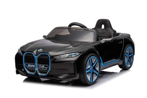 Kinderfahrzeug elektrisch "BMW i4" - lizenziert - 12V7A Akku, 4 Motoren- 2,4Ghz Fernsteuerung, MP3, Ledersitz+EVA – Bild 20