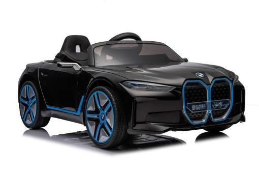 Kinderfahrzeug elektrisch "BMW i4" - lizenziert - 12V7A Akku, 4 Motoren- 2,4Ghz Fernsteuerung, MP3, Ledersitz+EVA – Bild 12