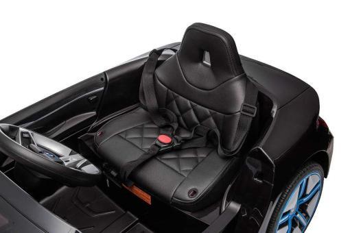 Kinderfahrzeug elektrisch "BMW i4" - lizenziert - 12V7A Akku, 4 Motoren- 2,4Ghz Fernsteuerung, MP3, Ledersitz+EVA – Bild 37