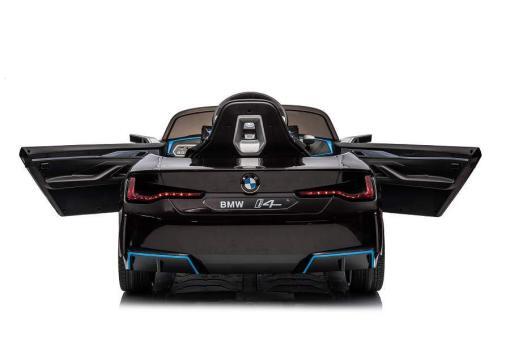 Kinderfahrzeug elektrisch "BMW i4" - lizenziert - 12V7A Akku, 4 Motoren- 2,4Ghz Fernsteuerung, MP3, Ledersitz+EVA – Bild 7