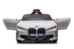 elektrischer kinderfahrzeug bmw i4 weiss-2