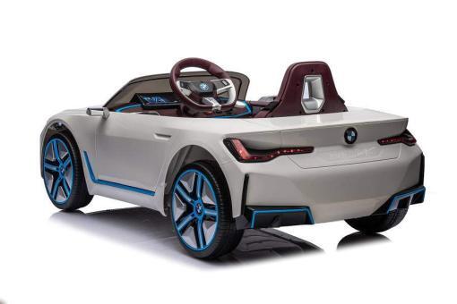 elektrischer kinderfahrzeug bmw i4 weiss-5