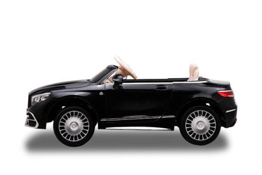 Elektro Kinderfahrzeug "Mercedes S650 Maybach" - lizenziert - 12V7AH Akku + 2,4Ghz+Ledersitz+EVA – Bild 13