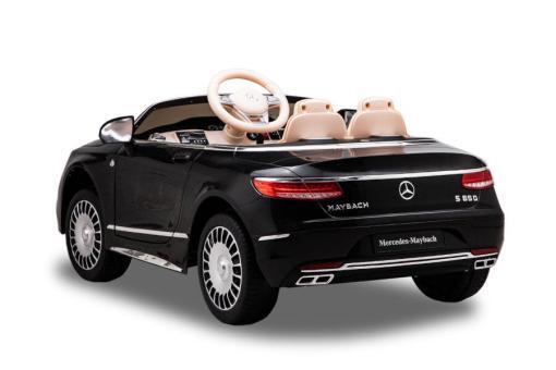 Elektro Kinderfahrzeug "Mercedes S650 Maybach" - lizenziert - 12V7AH Akku + 2,4Ghz+Ledersitz+EVA – Bild 7