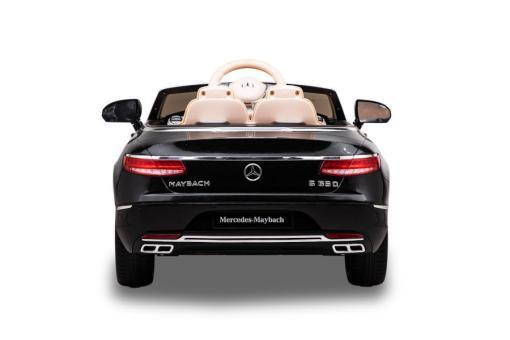 Elektro Kinderfahrzeug "Mercedes S650 Maybach" - lizenziert - 12V7AH Akku + 2,4Ghz+Ledersitz+EVA – Bild 4