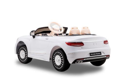 Elektro Kinderfahrzeug "Mercedes S650 Maybach" - lizenziert - 12V7AH Akku + 2,4Ghz+Ledersitz+EVA – Bild 14
