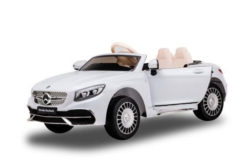 Elektro Kinderfahrzeug "Mercedes S650 Maybach" - lizenziert - 12V7AH Akku + 2,4Ghz+Ledersitz+EVA – Bild 6