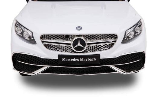Elektro Kinderfahrzeug "Mercedes S650 Maybach" - lizenziert - 12V7AH Akku + 2,4Ghz+Ledersitz+EVA – Bild 12