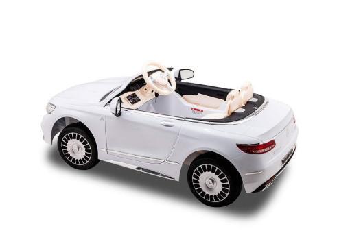 Elektro Kinderfahrzeug "Mercedes S650 Maybach" - lizenziert - 12V7AH Akku + 2,4Ghz+Ledersitz+EVA – Bild 3