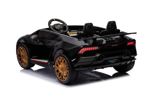 Elektro Kinderauto lizenziert von Lamborghini "Huracan Spider 2 Sitzer" - 12V10AH, 4 Motoren- 2,4Ghz Fernsteuerung, MP3, Ledersitz+EVA – Bild 3