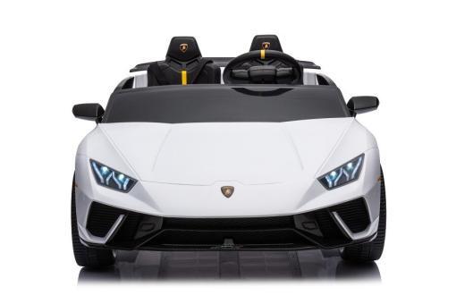 Elektro Kinderauto lizenziert von Lamborghini "Huracan Spider 2 Sitzer" - 12V10AH, 4 Motoren- 2,4Ghz Fernsteuerung, MP3, Ledersitz+EVA – Bild 10