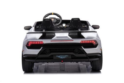 Elektro Kinderauto lizenziert von Lamborghini "Huracan Spider 2 Sitzer" - 12V10AH, 4 Motoren- 2,4Ghz Fernsteuerung, MP3, Ledersitz+EVA – Bild 4