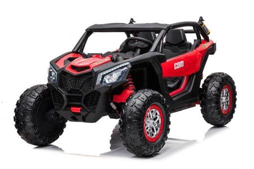 Elektro Kinderfahrzeug - "Buggy Com 18" - 24V7A Akku,4x Motoren- 2,4Ghz, Allrad+2 Sitzer+Ledersitz+EVA – Bild 7