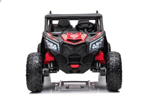 Elektro Kinderfahrzeug - "Buggy Com 18" - 24V7A Akku,4x Motoren- 2,4Ghz, Allrad+2 Sitzer+Ledersitz+EVA – Bild 3