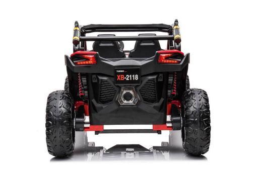 Elektro Kinderfahrzeug - "Buggy Com 18" - 24V7A Akku,4x Motoren- 2,4Ghz, Allrad+2 Sitzer+Ledersitz+EVA – Bild 5