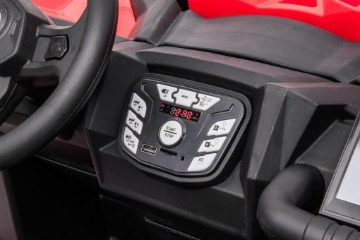 Elektro Kinderfahrzeug - "Buggy Com 18" - 24V7A Akku,4x Motoren- 2,4Ghz, Allrad+2 Sitzer+Ledersitz+EVA – Bild 8