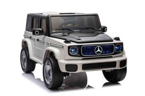Elektro Kinderfahrzeug - lizenziert von Mercedes "EQG AMG" - Lizenziert - 12V9AH Akku,4 Motoren- 2,4Ghz Fernsteuerung, MP3+Ledersitz+EVA
