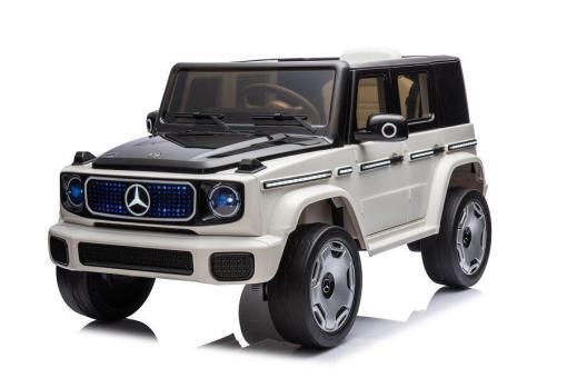 Elektro Kinderfahrzeug - lizenziert von Mercedes "EQG AMG" - Lizenziert - 12V9AH Akku,4 Motoren- 2,4Ghz Fernsteuerung, MP3+Ledersitz+EVA – Bild 4