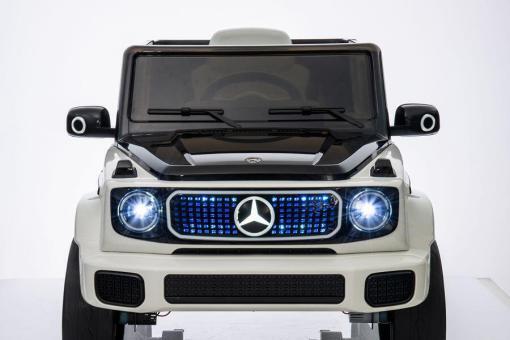 Elektro Kinderfahrzeug - lizenziert von Mercedes "EQG AMG" - Lizenziert - 12V9AH Akku,4 Motoren- 2,4Ghz Fernsteuerung, MP3+Ledersitz+EVA – Bild 2