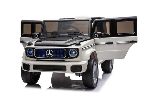 Elektro Kinderfahrzeug - lizenziert von Mercedes "EQG AMG" - Lizenziert - 12V9AH Akku,4 Motoren- 2,4Ghz Fernsteuerung, MP3+Ledersitz+EVA – Bild 3